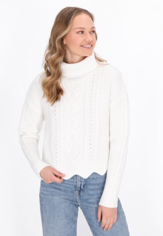 MYMO - Pullover em branco: frente