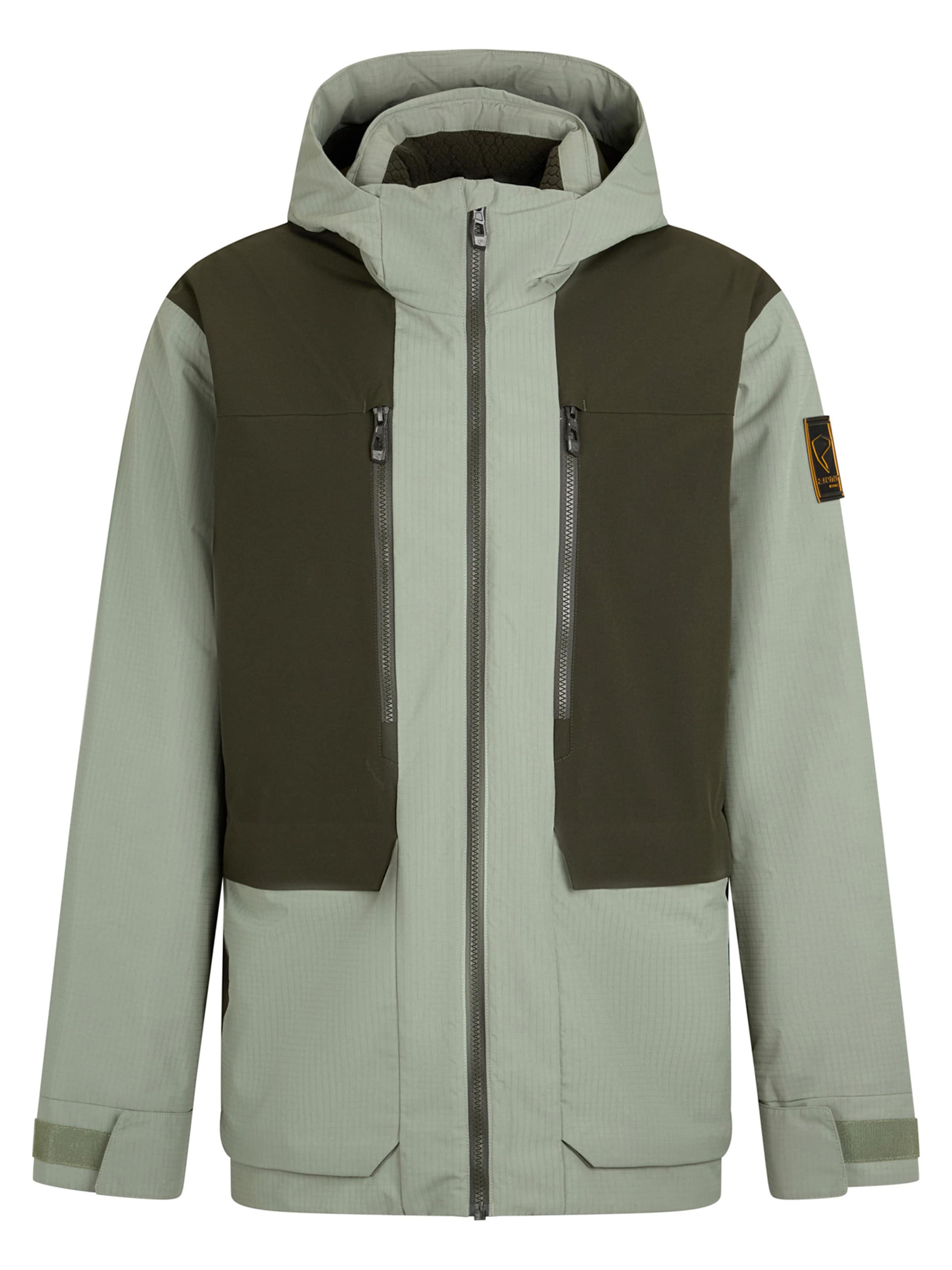 ZIENER Outdoor jacket 'TORKO-Z 3in1 ' in Green: front