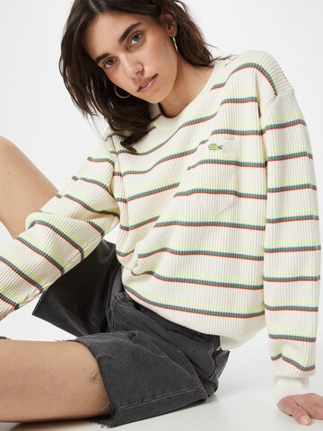 LACOSTE Pullover in Weiß
