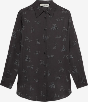 Trussardi - Blusa en negro: frente