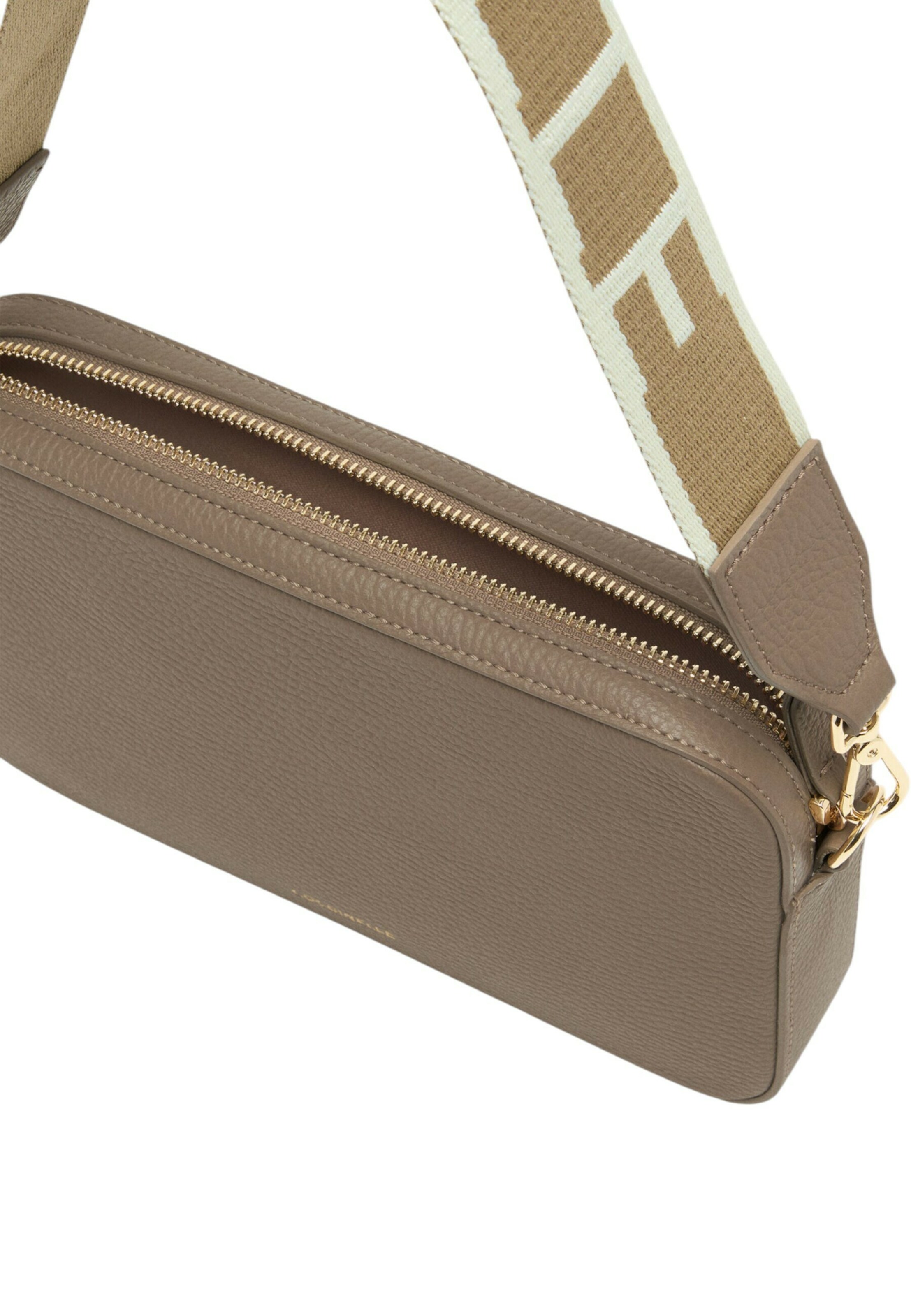 Sac bandoulière 'Tebe' Coccinelle en beige