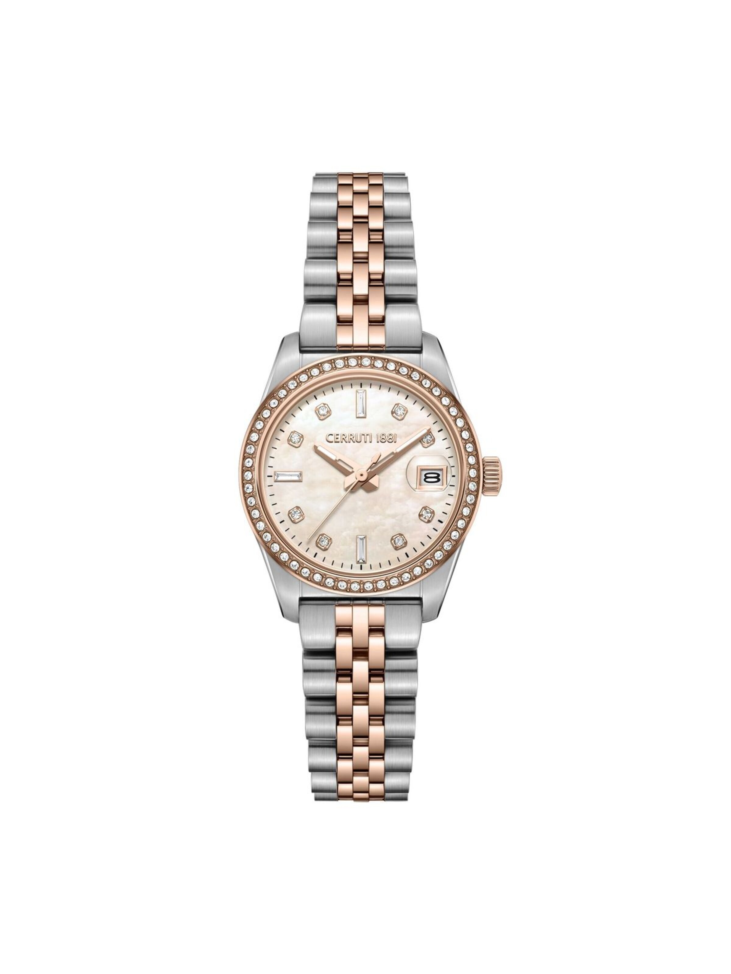CERRUTI 1881 Analog watch 'Date watch Cerruti Watch Baccio' in Silver: front