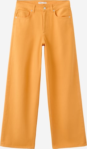 MANGO Loosefit Farkut 'NEWYORK' värissä oranssi: etupuoli
