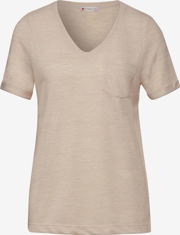 STREET ONE T-Shirt in Beige: predná strana