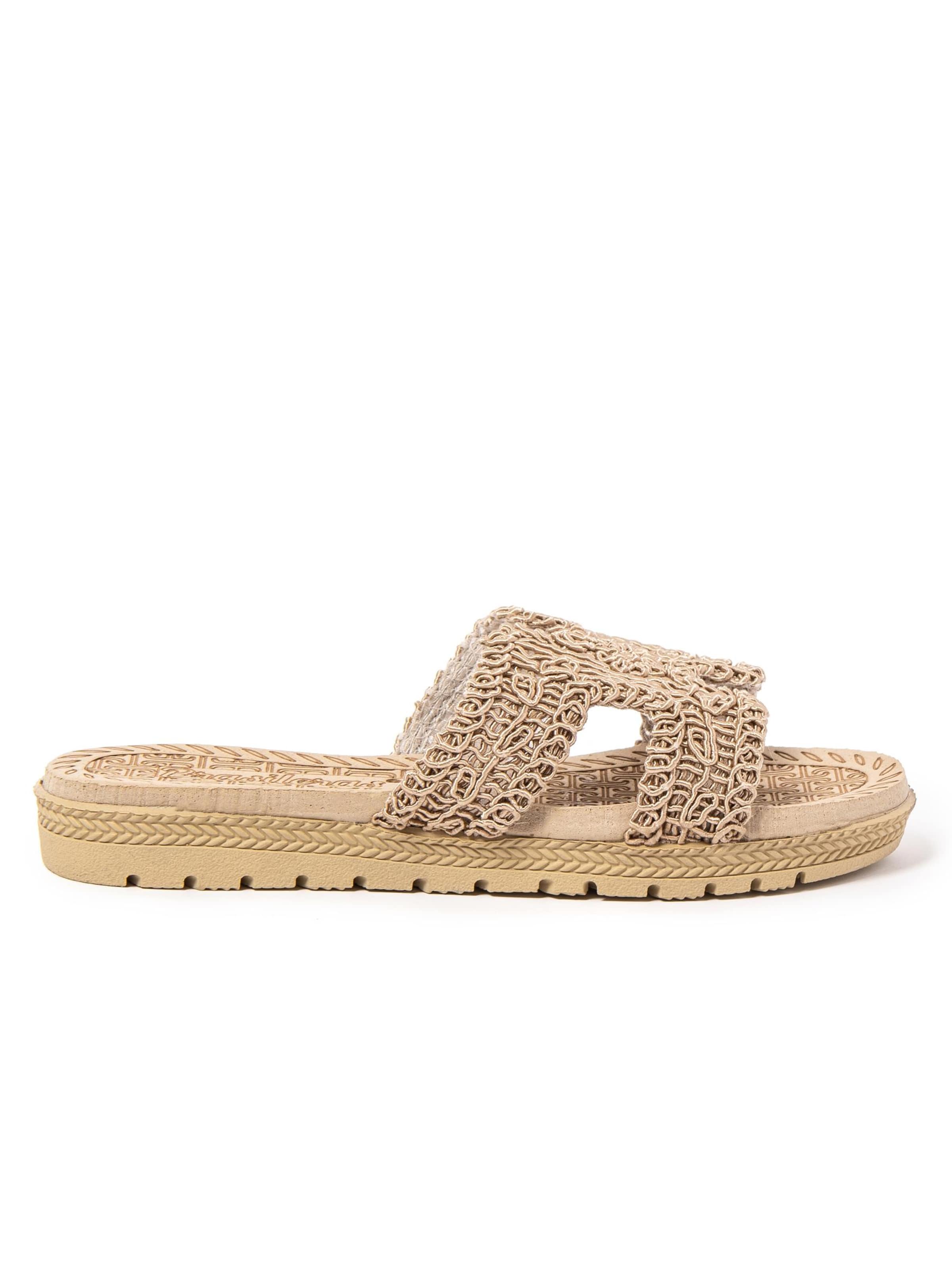 Brasileras Slippers 'Braida' in Brown