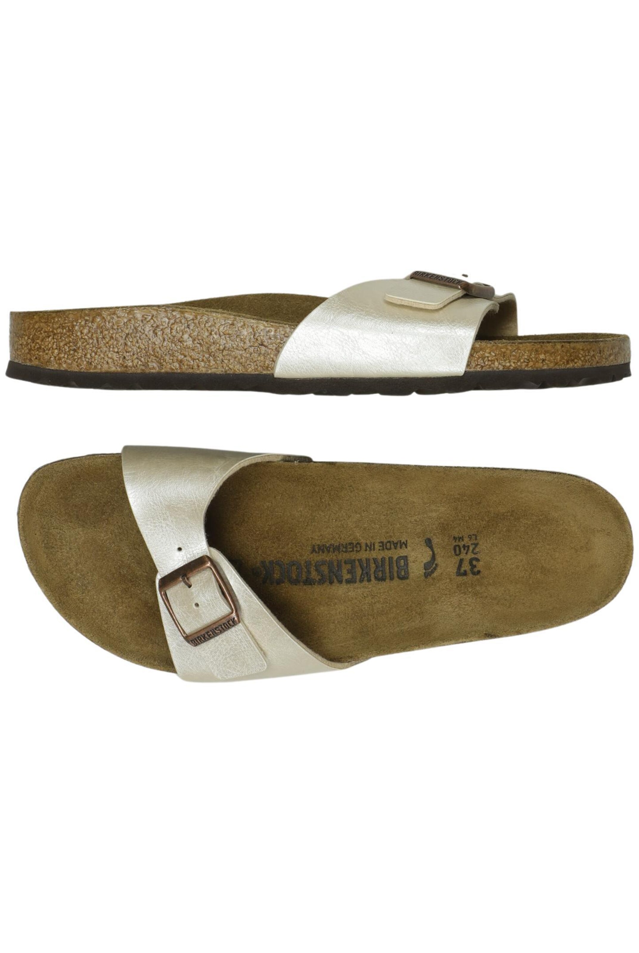 BIRKENSTOCK Sandals & High-Heeled Sandals in 37 in Silver: front
