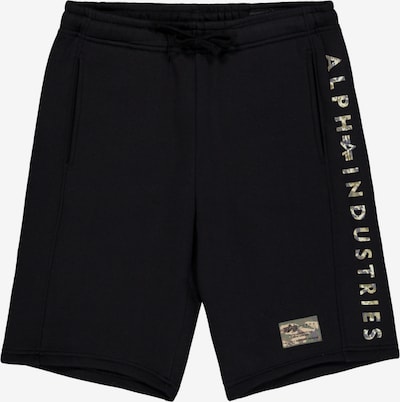 ALPHA INDUSTRIES Housut värissä tummabeige / ruskea / oliivi / musta, Tuotenäkymä