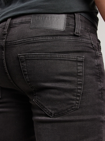 Only & Sons Slimfit Jeans 'Ply Life' i svart