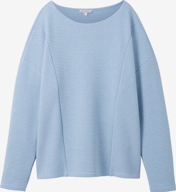 TOM TAILOR Sweatshirt in Blau: predná strana