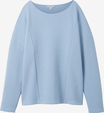 Sweat-shirt TOM TAILOR en bleu : devant