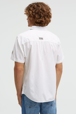 CAMP DAVID Regular fit Button Up Shirt in White