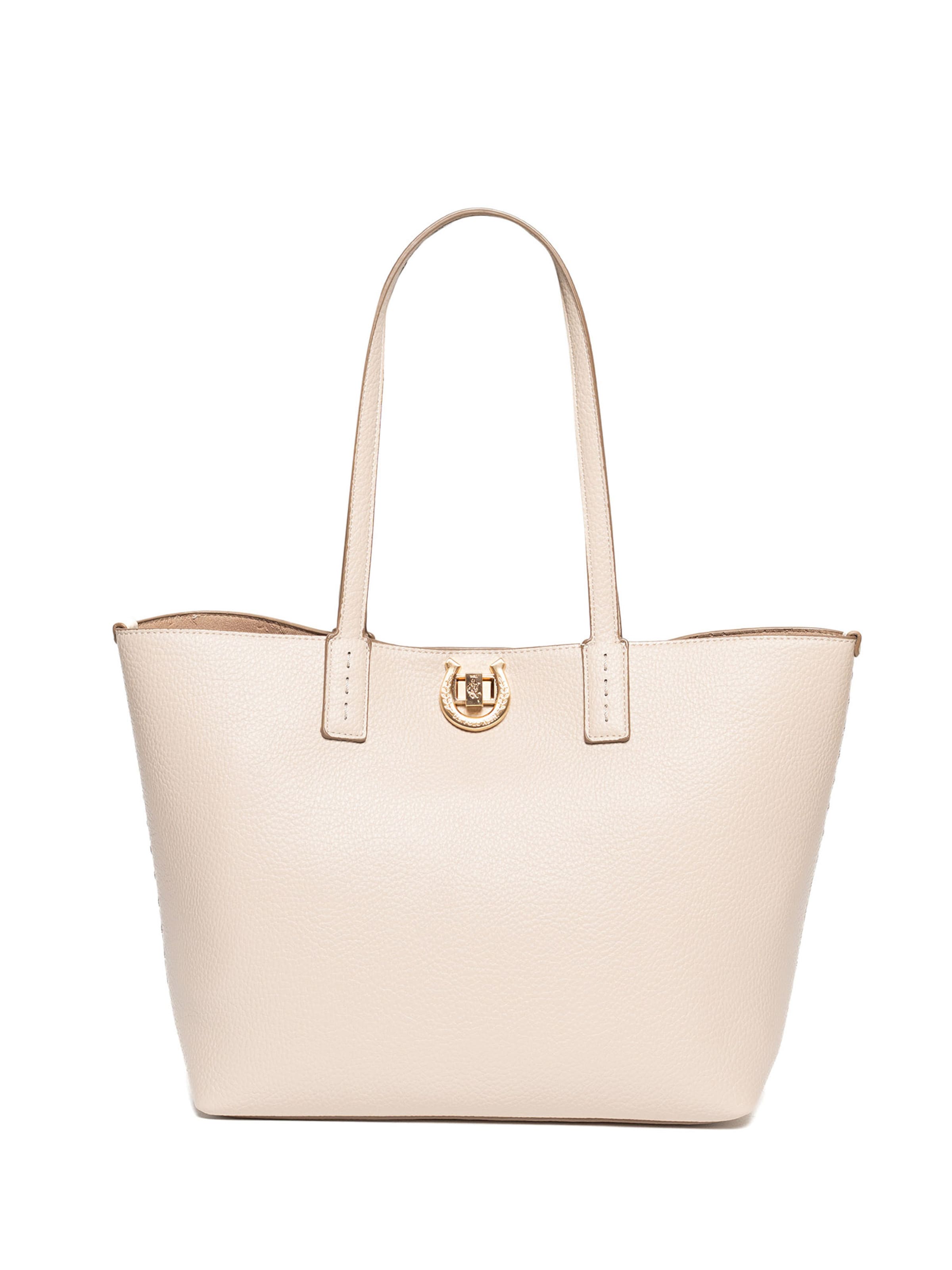 Shopper di U.S. POLO ASSN. in bianco: frontale
