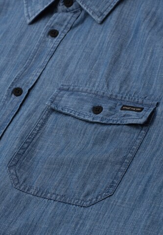 Street One MEN Comfort Fit Hemd in Blau