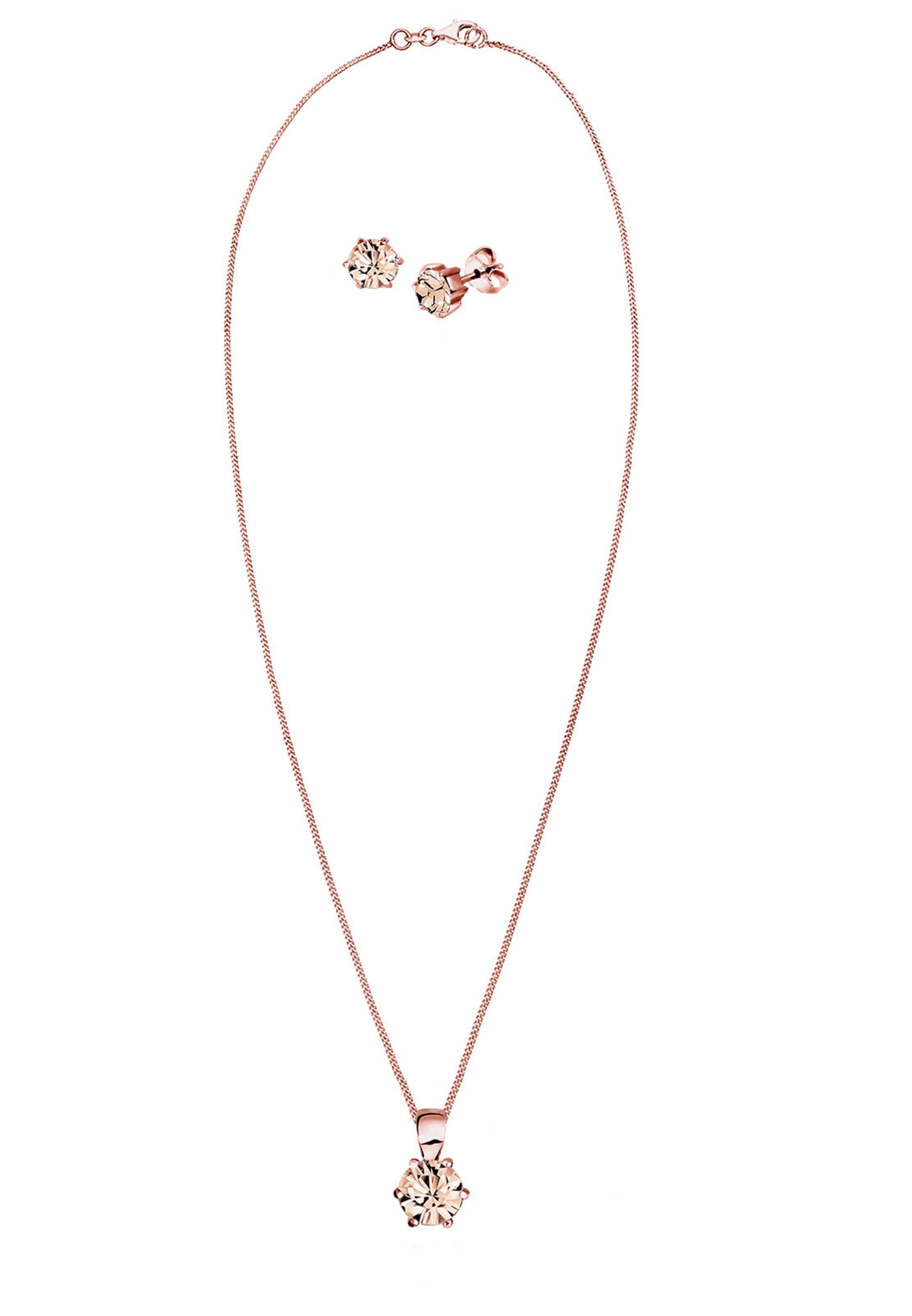 ELLI Jewelry set 'Kristall' in Gold