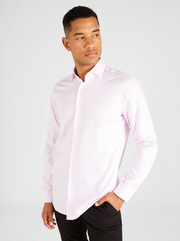 Coupe regular Chemise SEIDENSTICKER en rose : devant