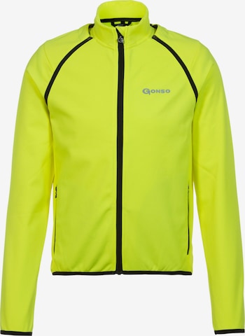 GONSO Athletic Jacket 'Zipp' in Yellow: front