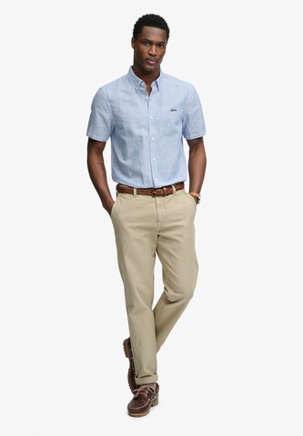 Superdry & Co Comfort Fit Hemd in Blau