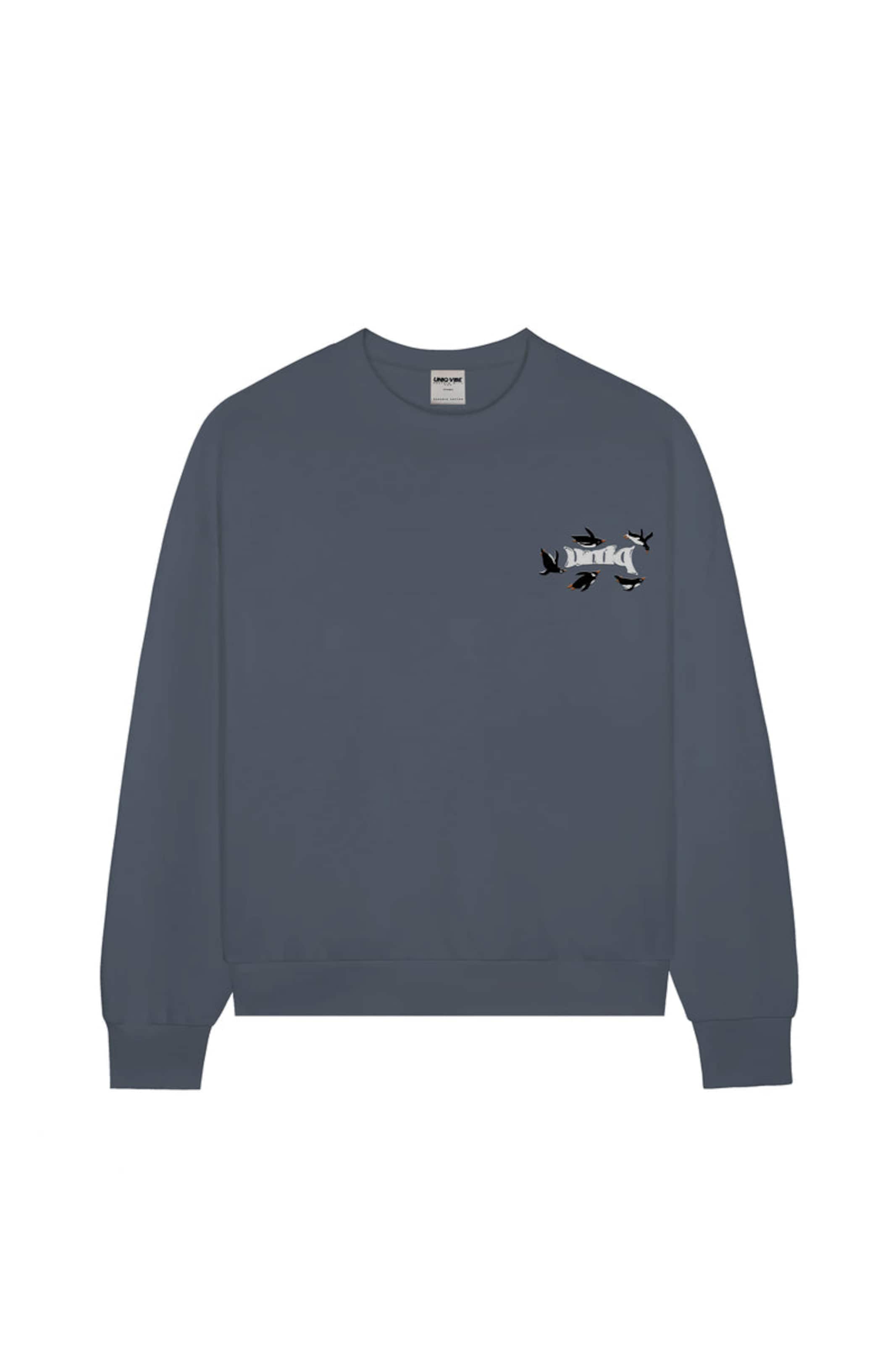 UNIQVIBE Sweatshirt in Grau: Vorderseite