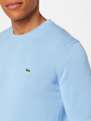 LACOSTE Klasický střih Svetr – modrá