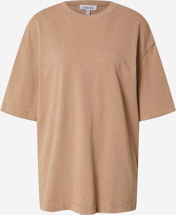 EDITED Shirt 'Fides' in Brown: front