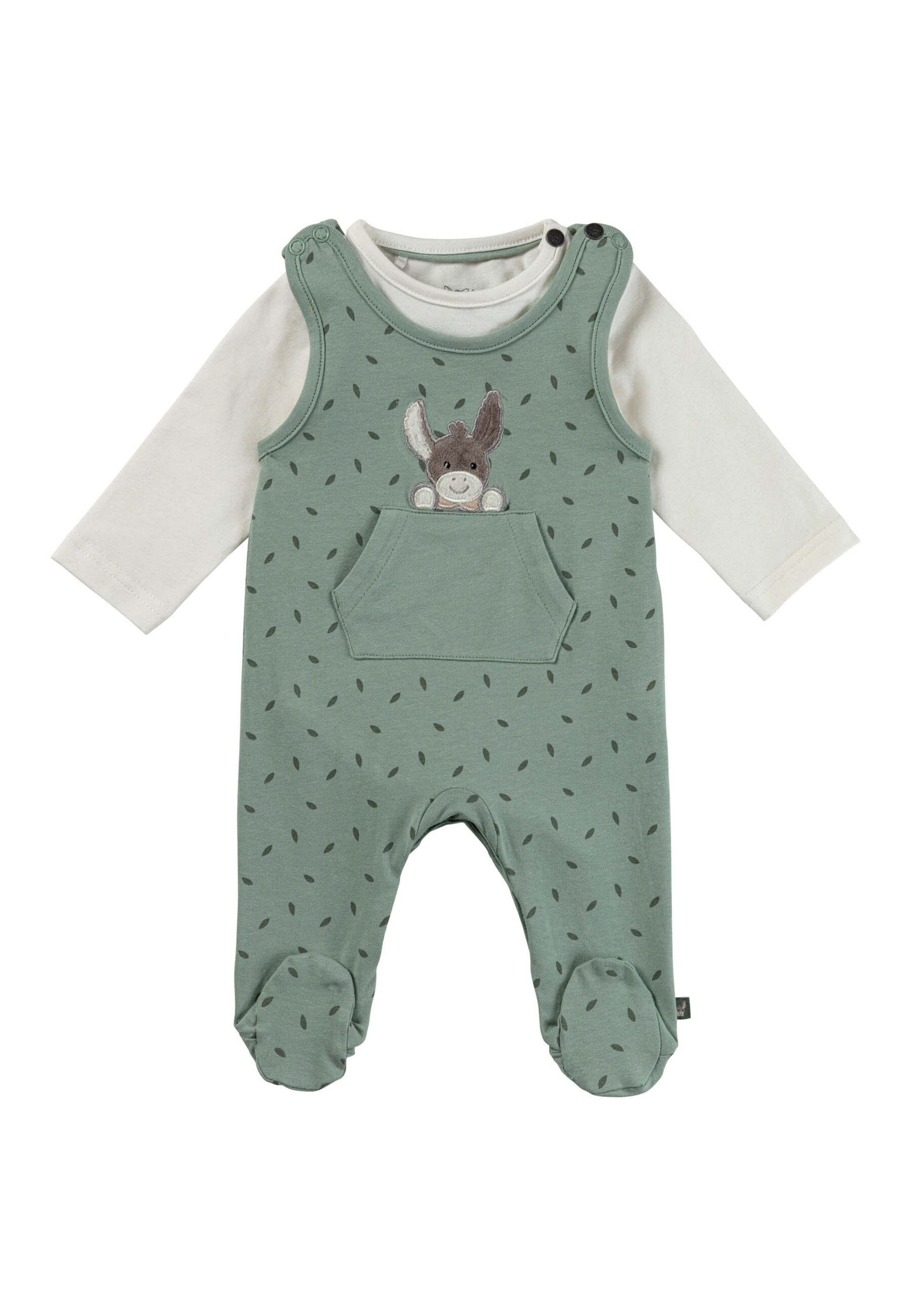 STERNTALER Strampler in Grün: Vorderseite