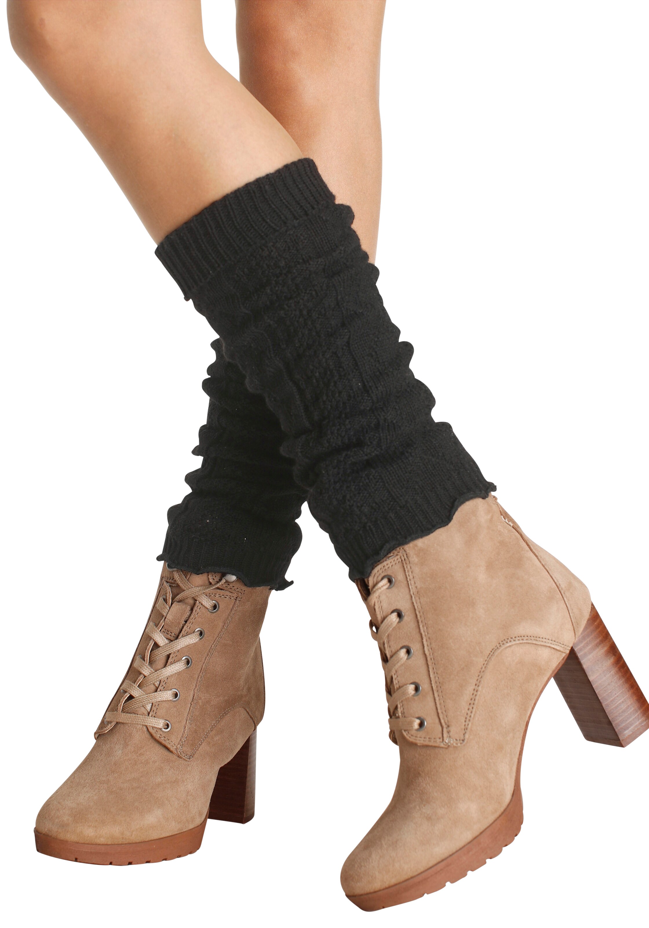 LAVANA Stulpen in Grau