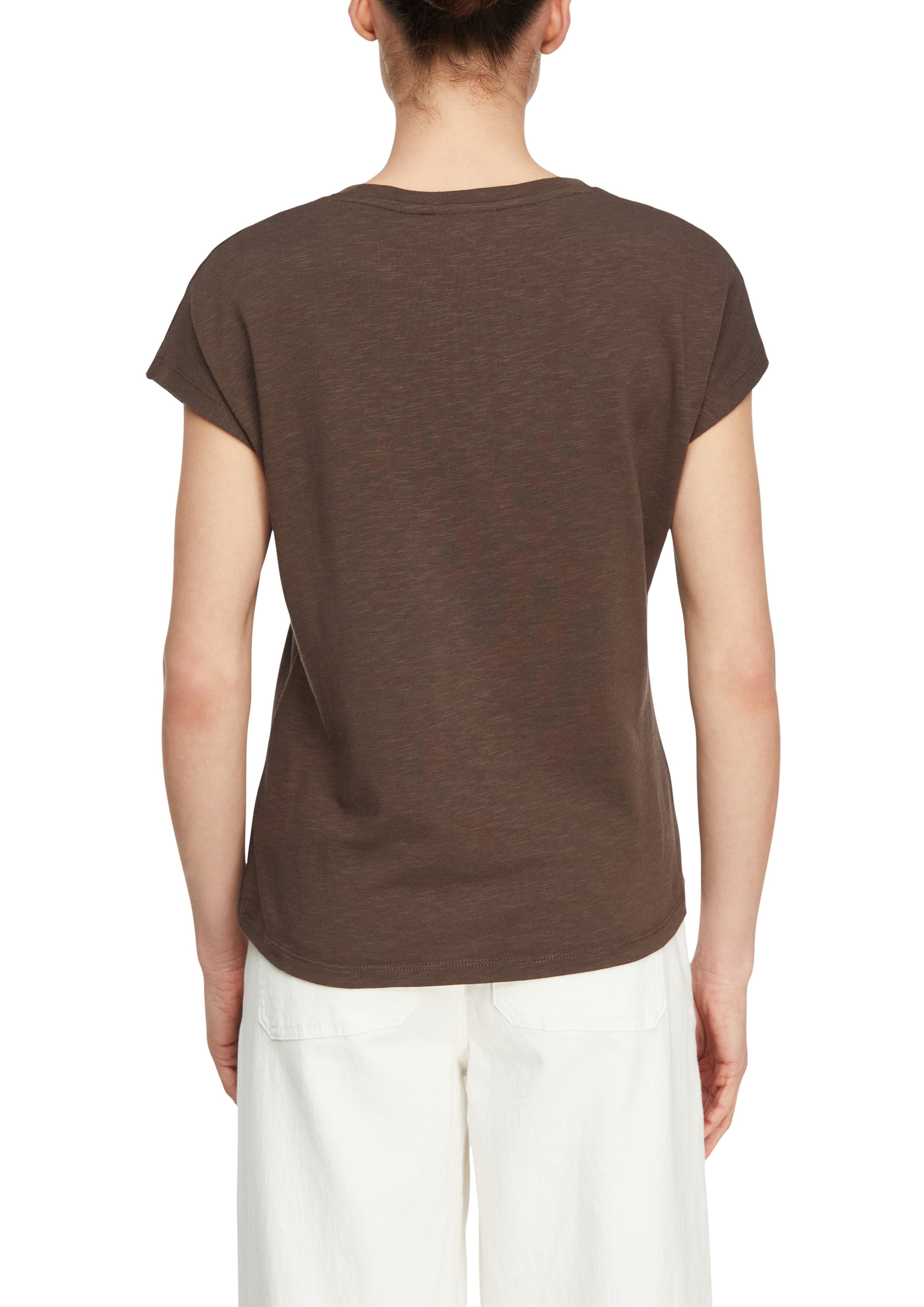 T-shirt COMMA en marron