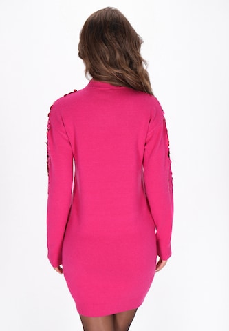 faina Knit dress in Pink