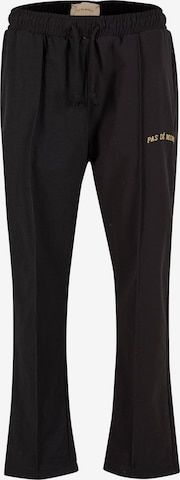 Pas De Monaco Trousers 'Bengaline' in Black: front
