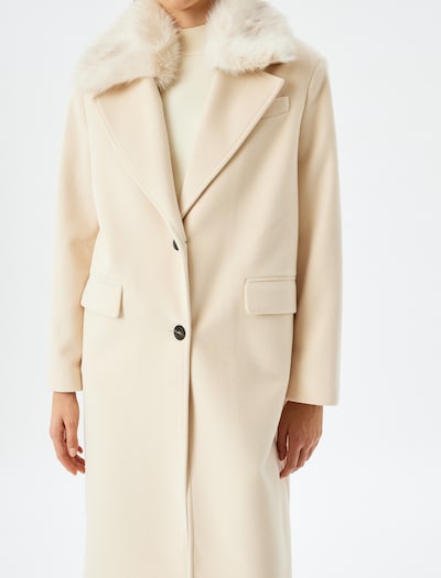 Koton Between-Seasons Coat in Beige, Item view