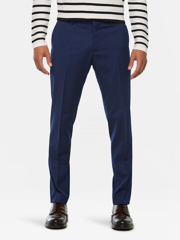 Regular Pantalon chino 'Dali' WE Fashion en bleu : devant