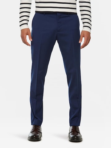 WE Fashion Regular Chino trousers 'Dali' in Blue: front