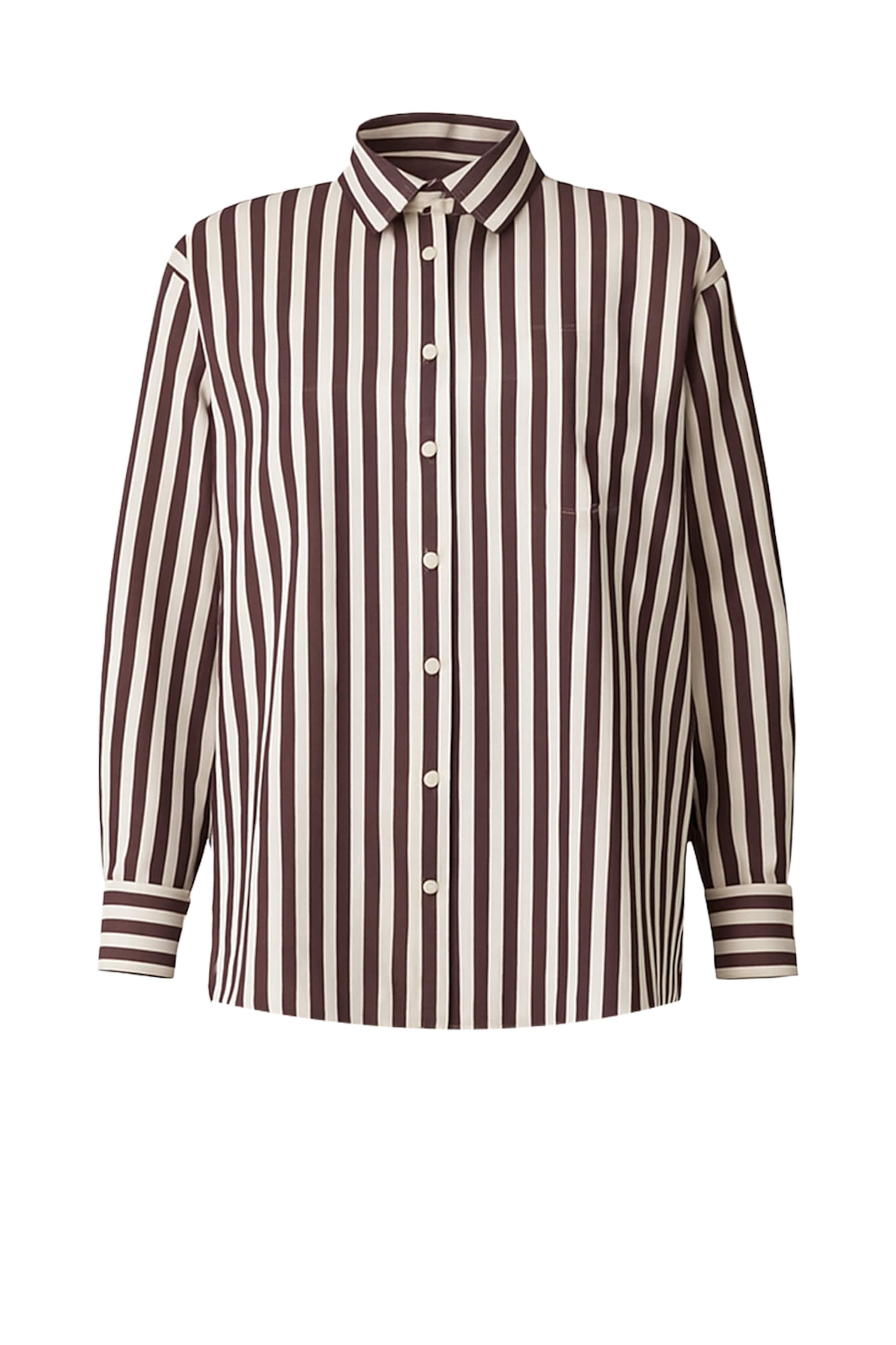 Touche Prive Trachtenshirt in braun / weiß, Produktansicht