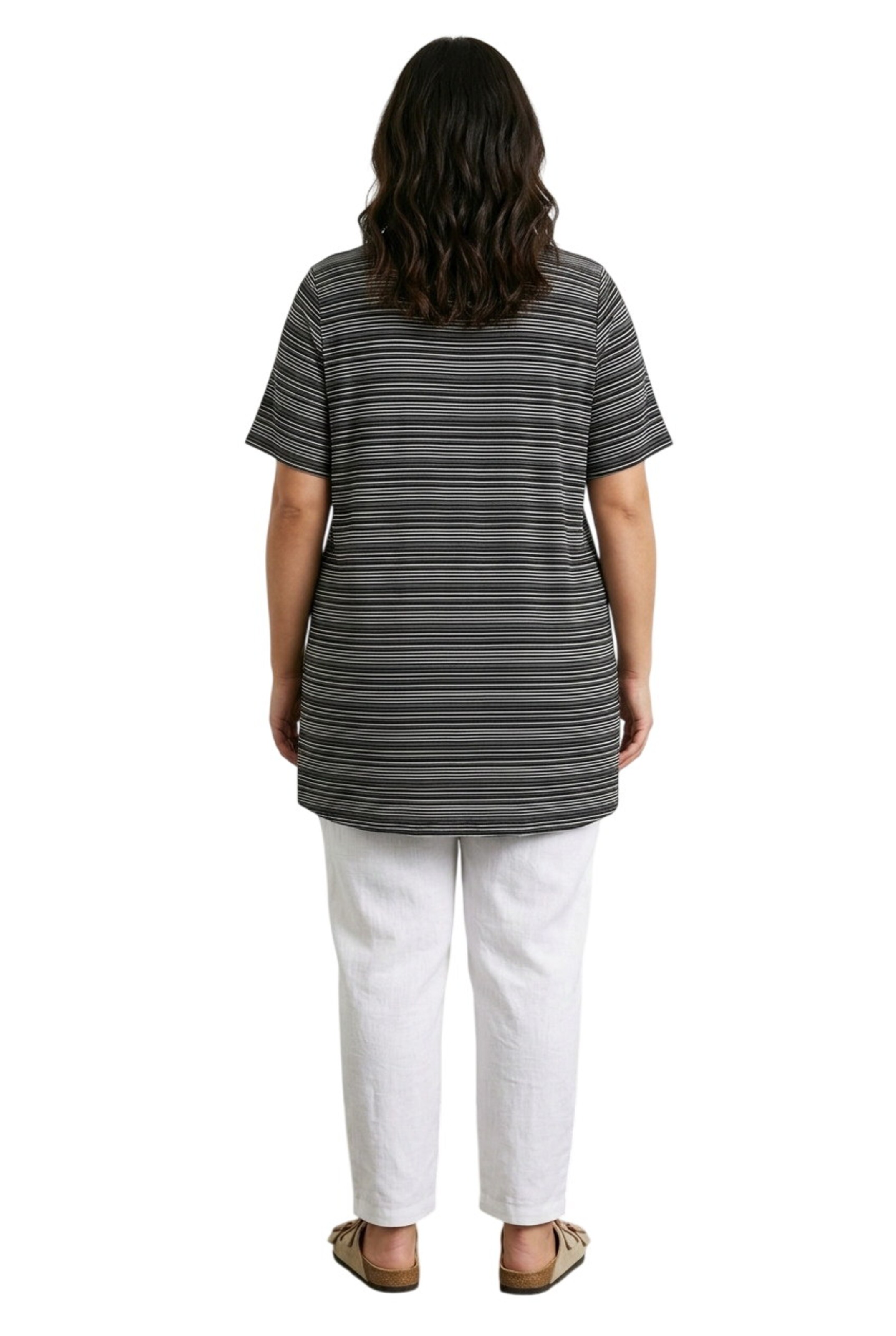 T-shirt Stil Diva en noir