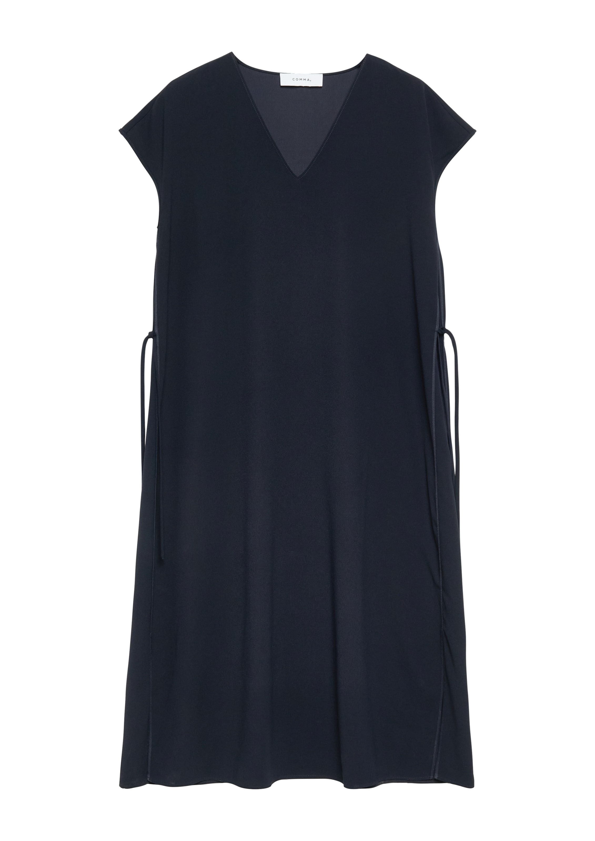 COMMA Jurk in Blauw: voorkant