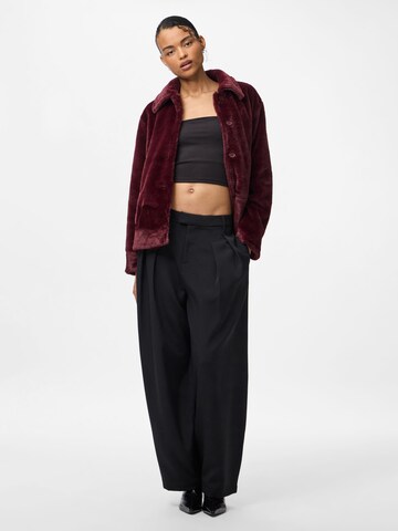 Veste mi-saison PIECES en rouge