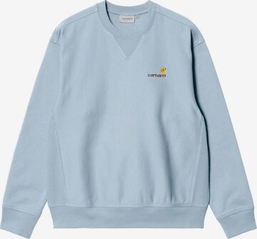 Carhartt WIP Pullover 'American Script' in Blau: Vorderseite