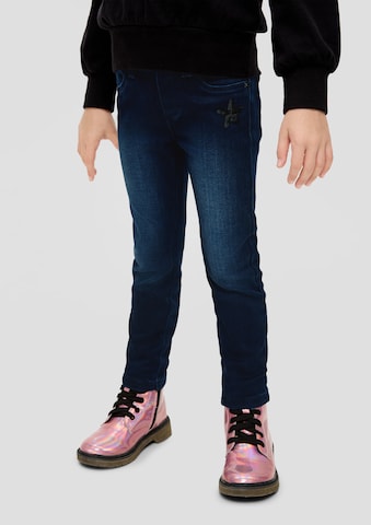 s.Oliver Regular Jeans i blå: framsida