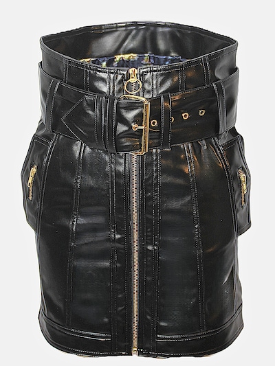 Be  Noble Skirt 'Lederrock aus Kunstleder in schwarzer Lackoptik' in Black, Item view