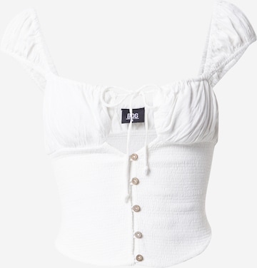 Camicia da donna di BDG Urban Outfitters in bianco: frontale