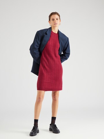 TOMMY HILFIGER - Vestido de punto en rojo