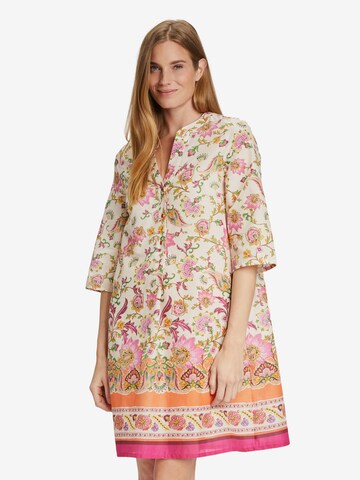 Vera Mont Shirt Dress in Beige: front