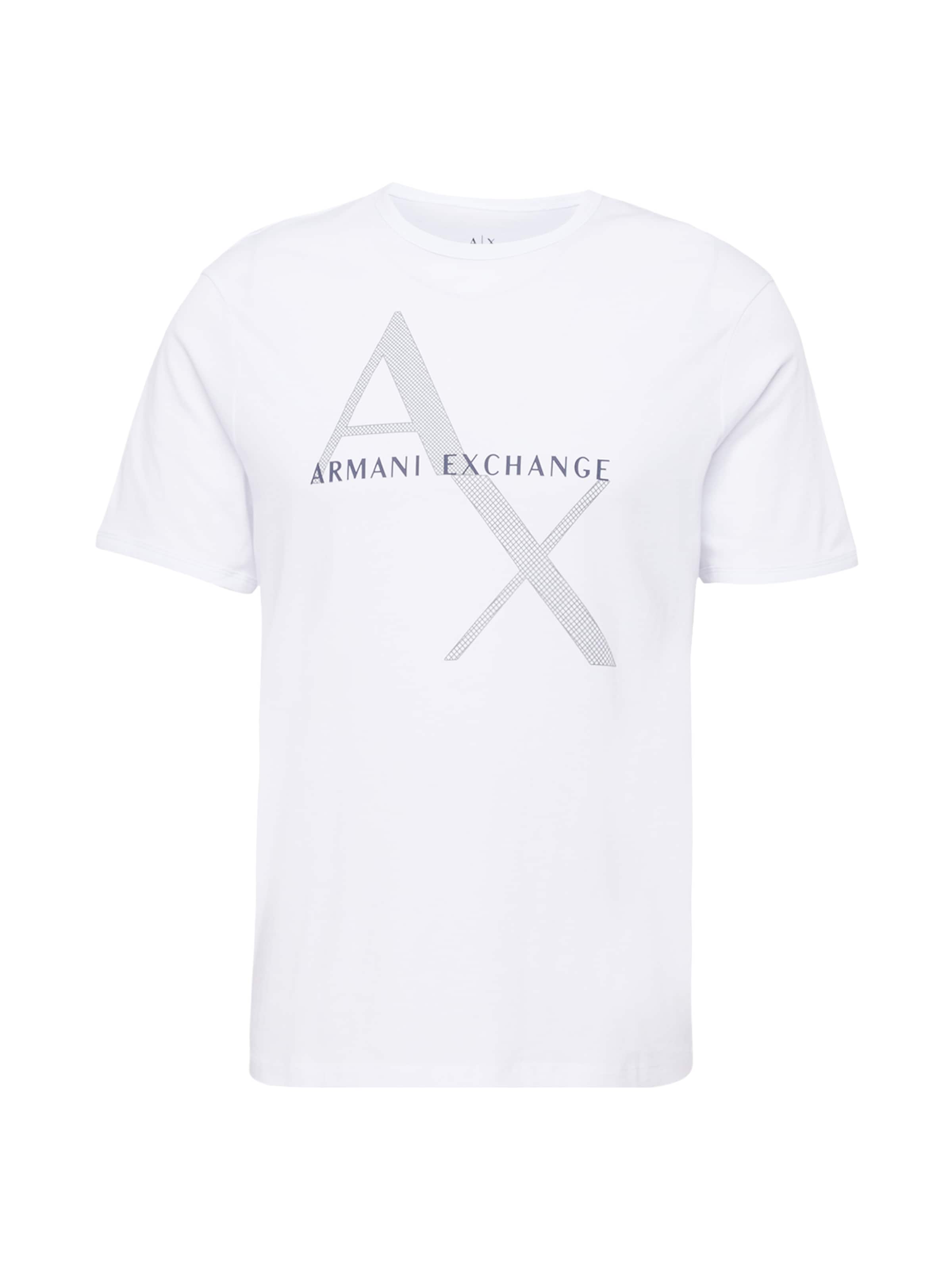 ARMANI EXCHANGE T-shirt i vit: framsida