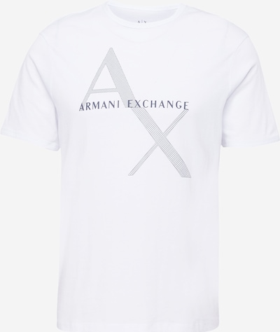 ARMANI EXCHANGE T-Shirt en bleu marine / blanc, Vue avec produit