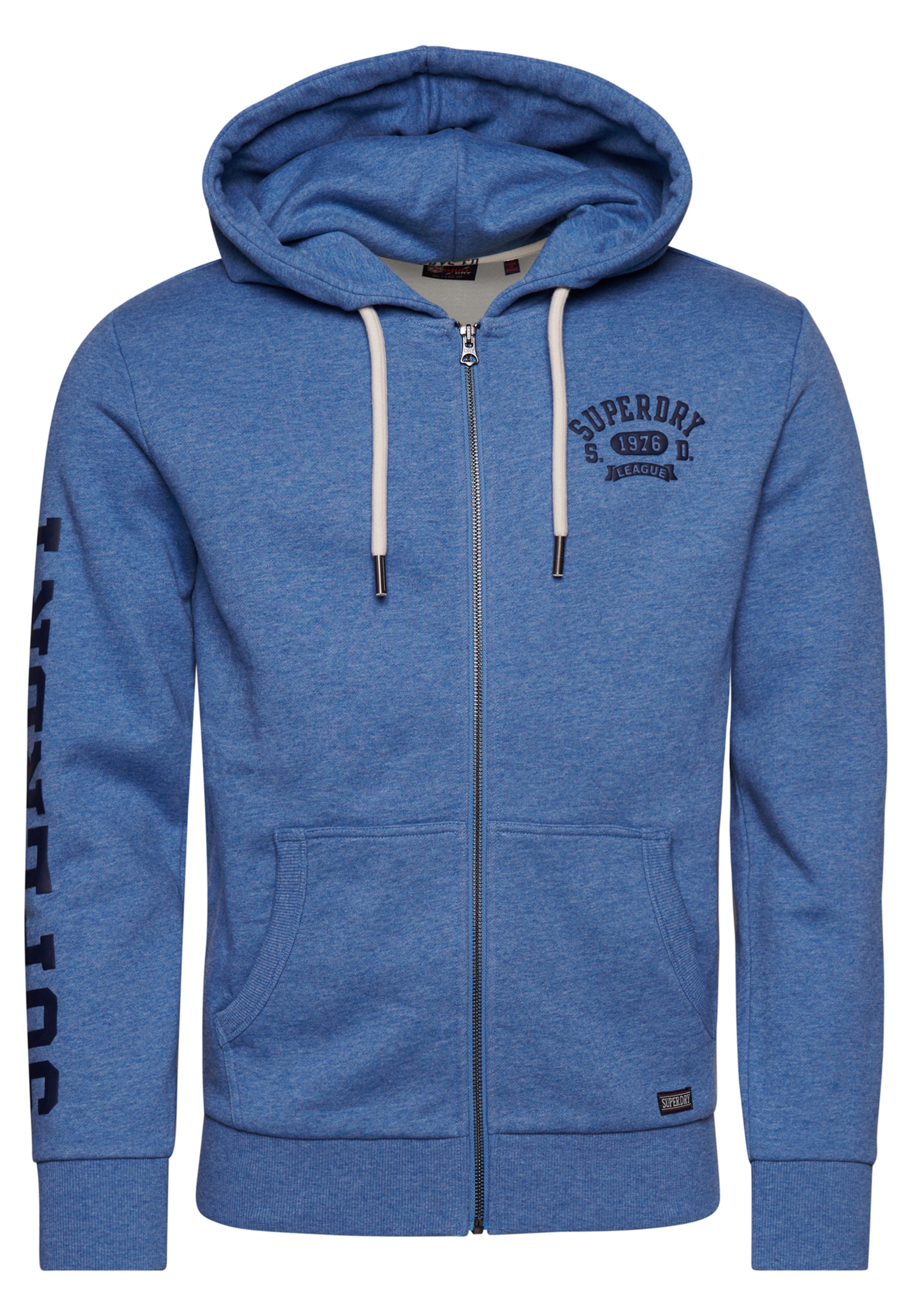 Hanorac 'Gym Athletic' de la Superdry & Co pe albastru: față