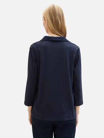 TOM TAILOR Blouse in Blue