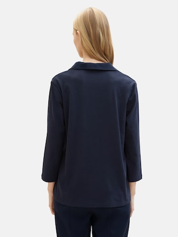 TOM TAILOR Bluse in Blau