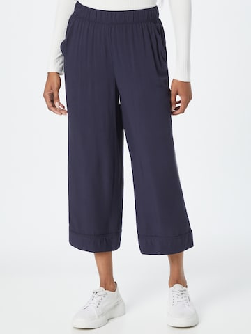 s.Oliver Wide leg Trousers in Blue: front