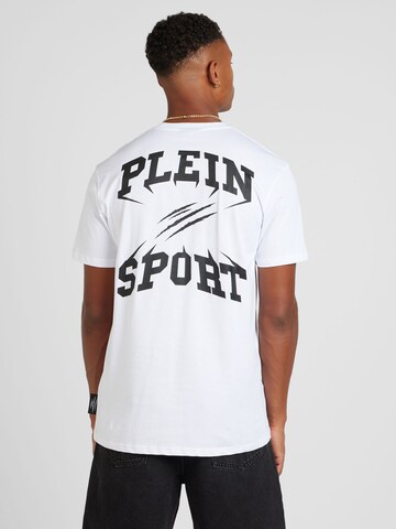 T-Shirt Plein Sport en blanc : devant