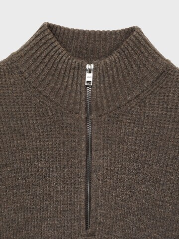 Pull-over 'Parkd' MANGO MAN en marron